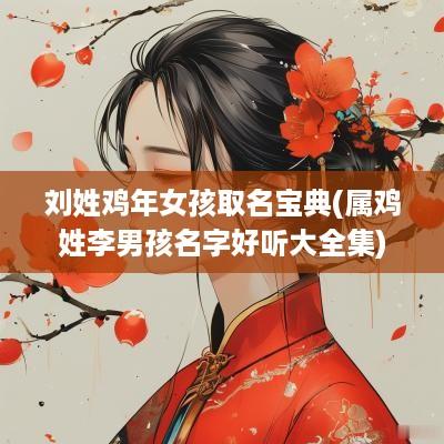 刘姓鸡年女孩取名宝典(属鸡姓李男孩名字好听大全集)