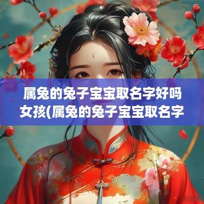 属兔的兔子宝宝取名字好吗女孩(属兔的兔子宝宝取名字好吗)
