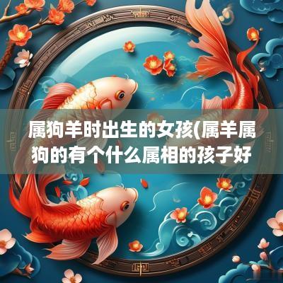 属狗羊时出生的女孩(属羊属狗的有个什么属相的孩子好)