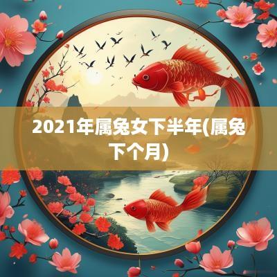 2025年属兔女下半年(属兔下个月)