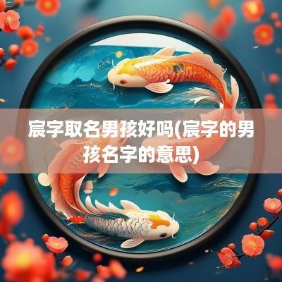 宸字取名男孩好吗(宸字的男孩名字的意思)