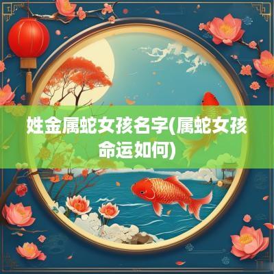 姓金属蛇女孩名字(属蛇女孩命运如何)
