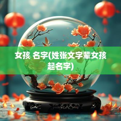女孩 名字(姓张文字辈女孩起名字)