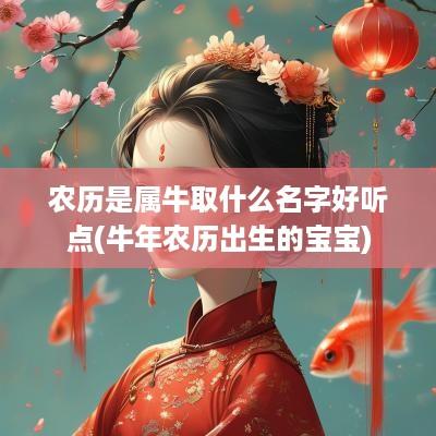 农历是属牛取什么名字好听点(蛇年农历出生的宝宝)