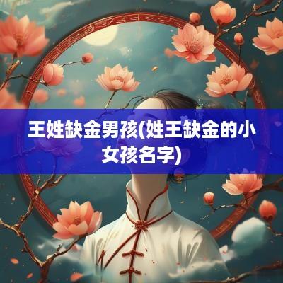 王姓缺金男孩(姓王缺金的小女孩名字)