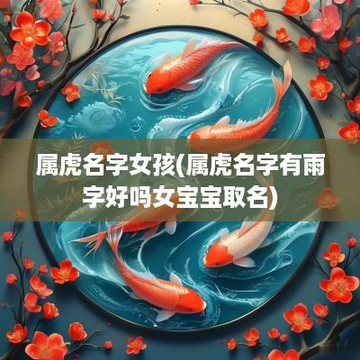 属虎名字女孩(属虎名字有雨字好吗女宝宝取名)