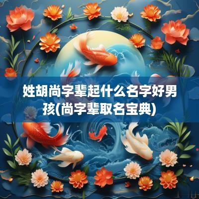 姓胡尚字辈起什么名字好男孩(尚字辈取名宝典)
