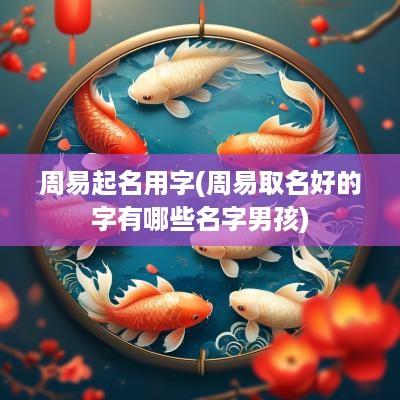 周易起名用字(周易取名好的字有哪些名字男孩)