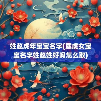 姓赵蛇年宝宝名字(属虎女宝宝名字姓赵姓好吗怎么取)