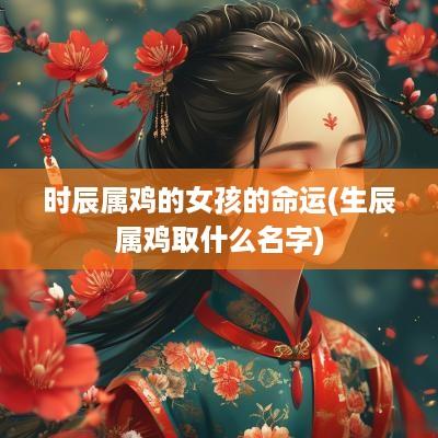 时辰属鸡的女孩的命运(生辰属鸡取什么名字)