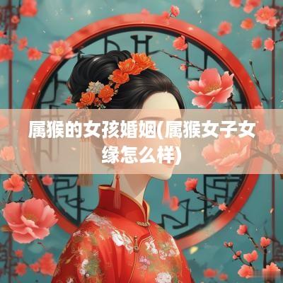 属猴的女孩婚姻(属猴女子女缘怎么样)