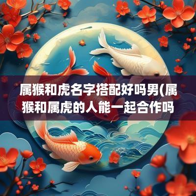 属猴和虎名字搭配好吗男(属猴和属虎的人能一起合作吗)