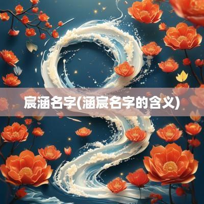 宸涵名字(涵宸名字的含义)