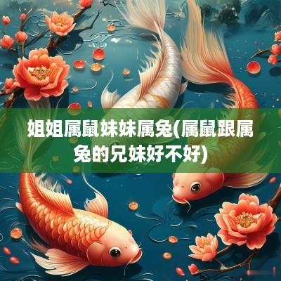 姐姐属鼠妹妹属兔(属鼠跟属兔的兄妹好不好)