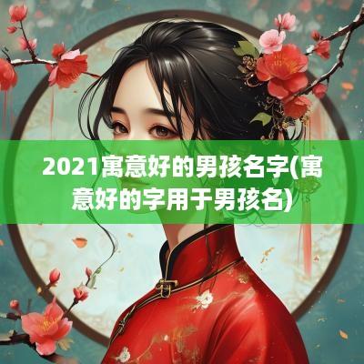 2025寓意好的男孩名字(寓意好的字用于男孩名)