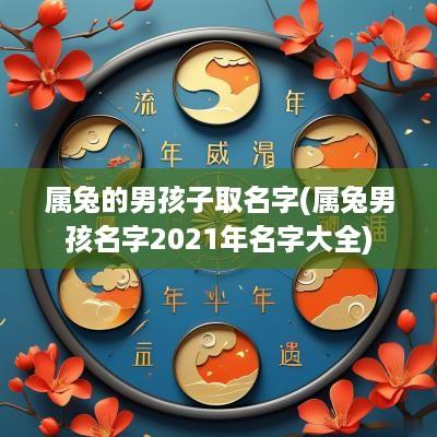 属兔的男孩子取名字(属兔男孩名字2025年名字大全)