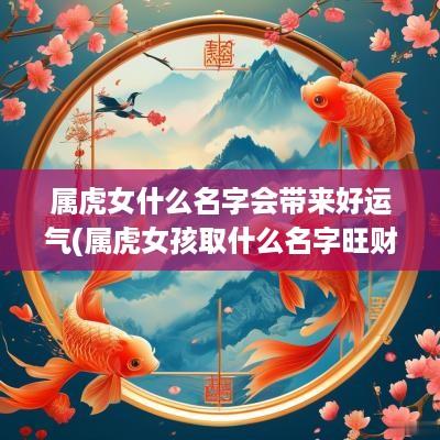 属虎女什么名字会带来好运气(属虎女孩取什么名字旺财)