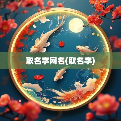 取名字网名(取名字)