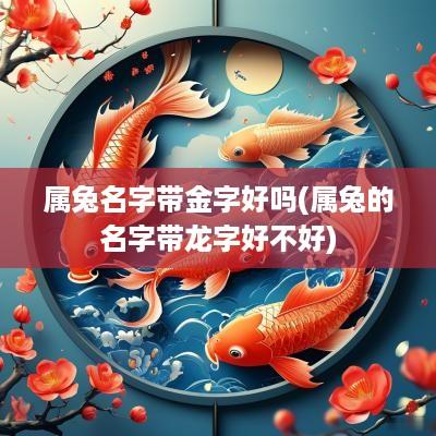 属兔名字带金字好吗(属兔的名字带龙字好不好)