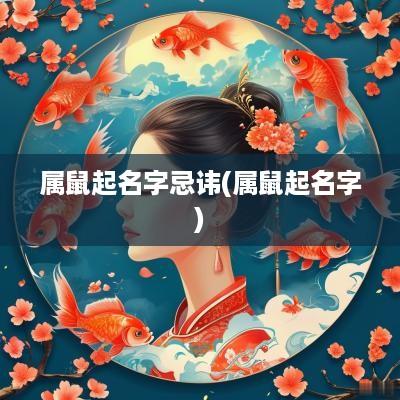 属鼠起名字忌讳(属鼠起名字)