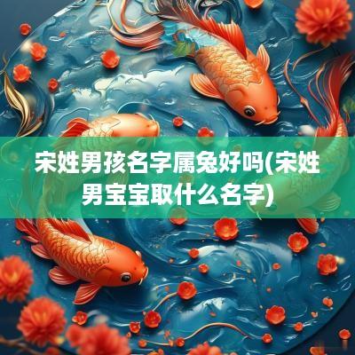宋姓男孩名字属兔好吗(宋姓男宝宝取什么名字)