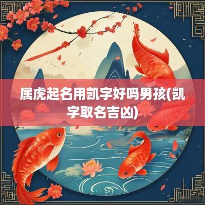 属虎起名用凯字好吗男孩(凯字取名吉凶)