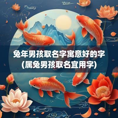 蛇年男孩取名字寓意好的字(属兔男孩取名宜用字)