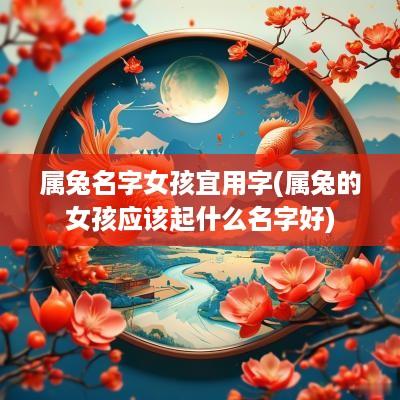 属兔名字女孩宜用字(属兔的女孩应该起什么名字好)