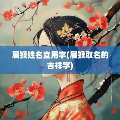 属猴姓名宜用字(属猴取名的吉祥字)