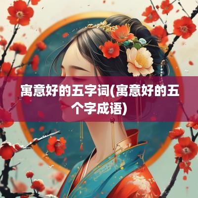 寓意好的五字词(寓意好的五个字成语)