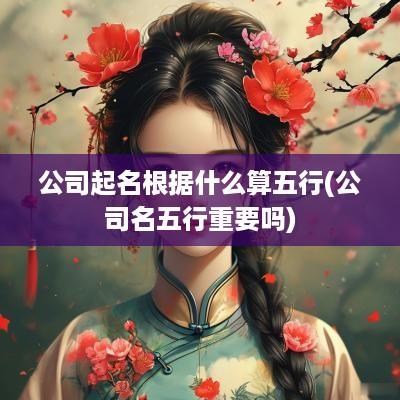 公司起名根据什么算五行(公司名五行重要吗)