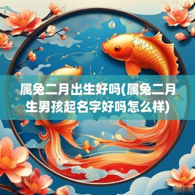 属兔二月出生好吗(属兔二月生男孩起名字好吗怎么样)