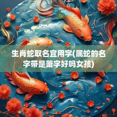 生肖蛇取名宜用字(属蛇的名字带是萧字好吗女孩)