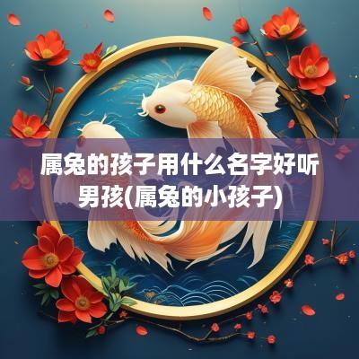 属兔的孩子用什么名字好听男孩(属兔的小孩子)