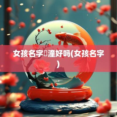 女孩名字玥潼好吗(女孩名字)