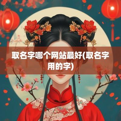 取名字哪个网站最好(取名字用的字)