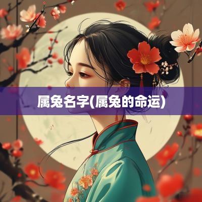 属兔名字(属兔的命运)