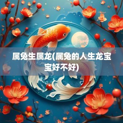 属兔生属龙(属兔的人生龙宝宝好不好)