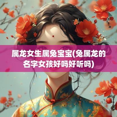 属龙女生属兔宝宝(兔属龙的名字女孩好吗好听吗)