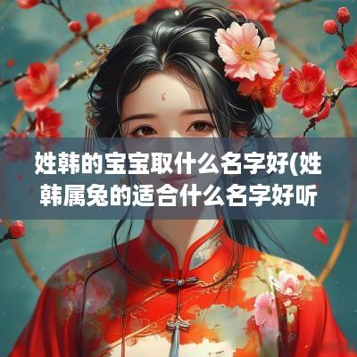 姓韩的宝宝取什么名字好(姓韩属兔的适合什么名字好听点女孩)