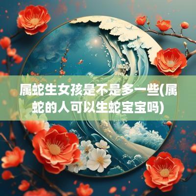 属蛇生女孩是不是多一些(属蛇的人可以生蛇宝宝吗)