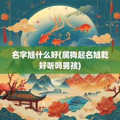 名字旭什么好(属狗起名旭乾好听吗男孩)