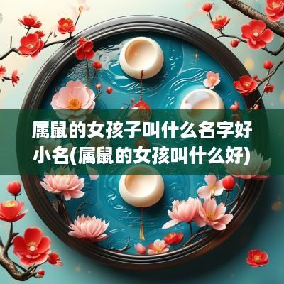 属鼠的女孩子叫什么名字好小名(属鼠的女孩叫什么好)