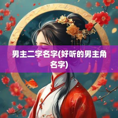 男主二字名字(好听的男主角名字)