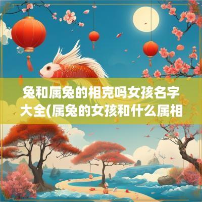 兔和属兔的相克吗女孩名字大全(属兔的女孩和什么属相相冲)
