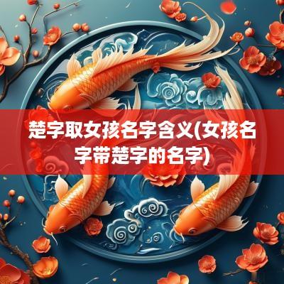 楚字取女孩名字含义(女孩名字带楚字的名字)