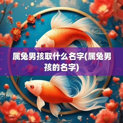 属兔男孩取什么名字(属兔男孩的名字)