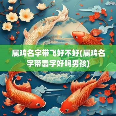 属鸡名字带飞好不好(属鸡名字带翡字好吗男孩)