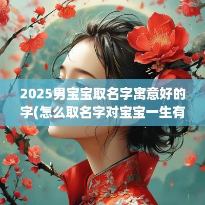 2025男宝宝取名字寓意好的字(怎么取名字对宝宝一生有益)