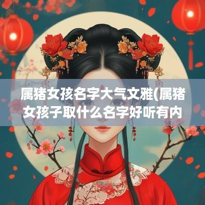 属猪女孩名字大气文雅(属猪女孩子取什么名字好听有内涵)